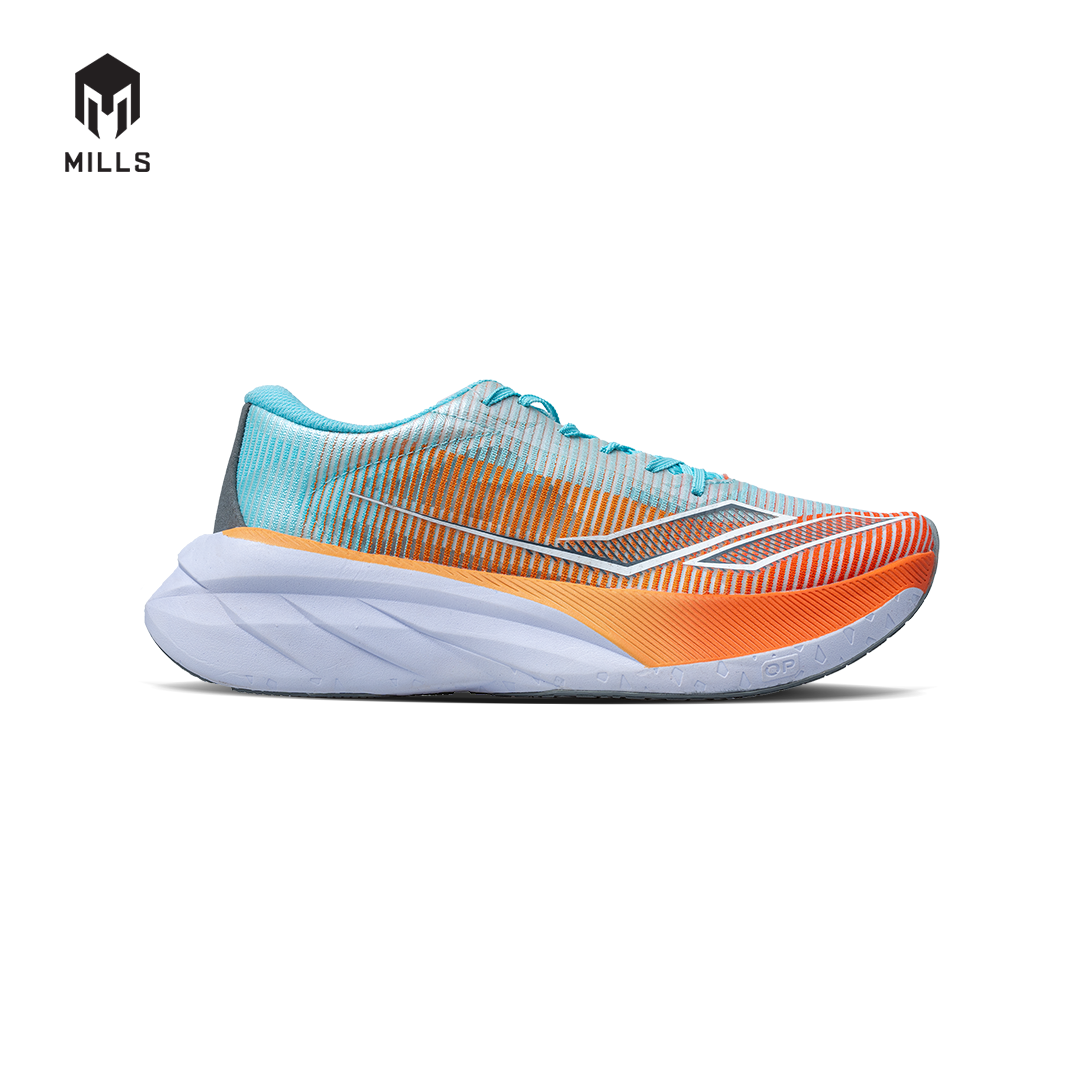 MILLS SEPATU LARI RUNNING SHOES ENERSTRIKE BLITZ  LT.BLUE/ORANGE/WHITE 9104103