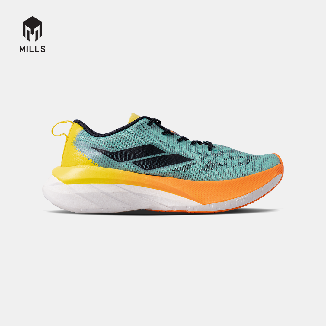 MILLS SEPATU LARI RUNNING SHOES ENERSTRIKE BLITZ M2 PASTEL.JADE/ORANGE/NEON.YELLOW 9104106