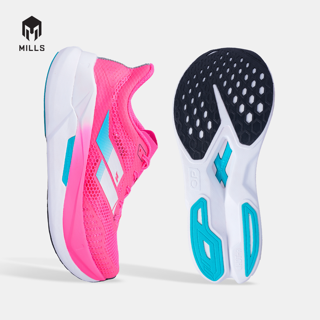 MILLS SEPATU LARI RUNNING SHOES ENERPRO ZENITH HOT.PINK/JAVA.CYAN/WHITE 9104511
