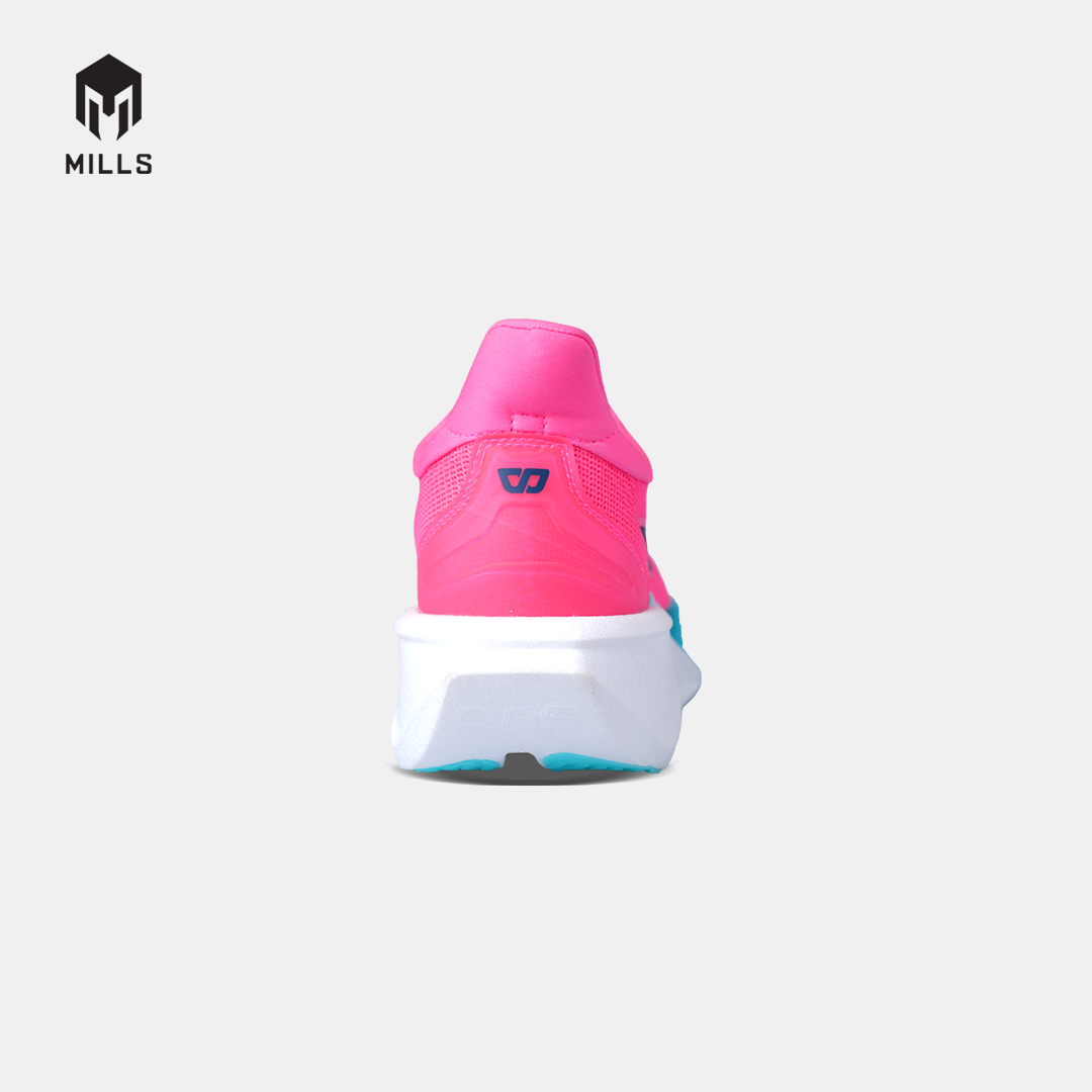 MILLS SEPATU LARI RUNNING SHOES DYNAPLATE RUSH M2 HOT.PINK/WHITE/JAVA.CYAN 9104902