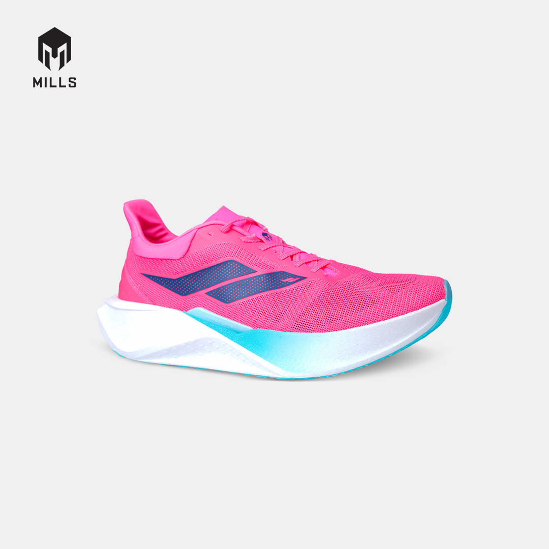 MILLS SEPATU LARI RUNNING SHOES DYNAPLATE RUSH M2 HOT.PINK/WHITE/JAVA.CYAN 9104902