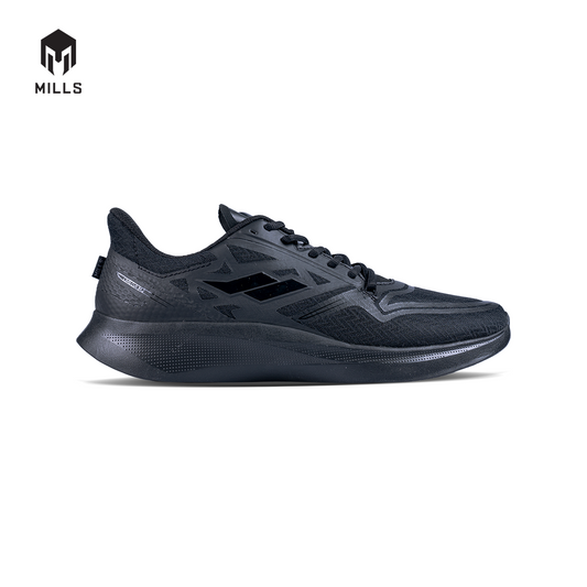 Mills Sepatu Lari Running Shoes Treximo Omega M2 Triple Black 9105004