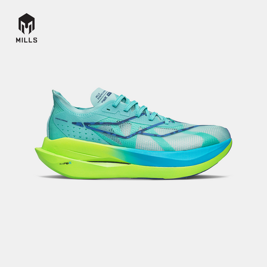 MILLS SEPATU LARI RUNNING SHOES ENERCHARGE M1 PEEL GREEN/LIME GREEN/CAPRI BLUE 9105308