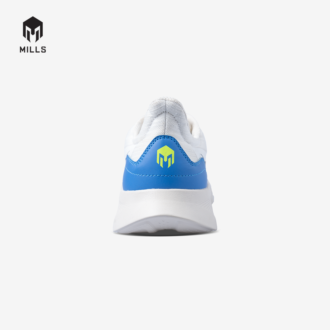 MILLS SEPATU LARI RUNNING SHOES DELTA WHITE/ROYAL BLUE/BLACK 9105706