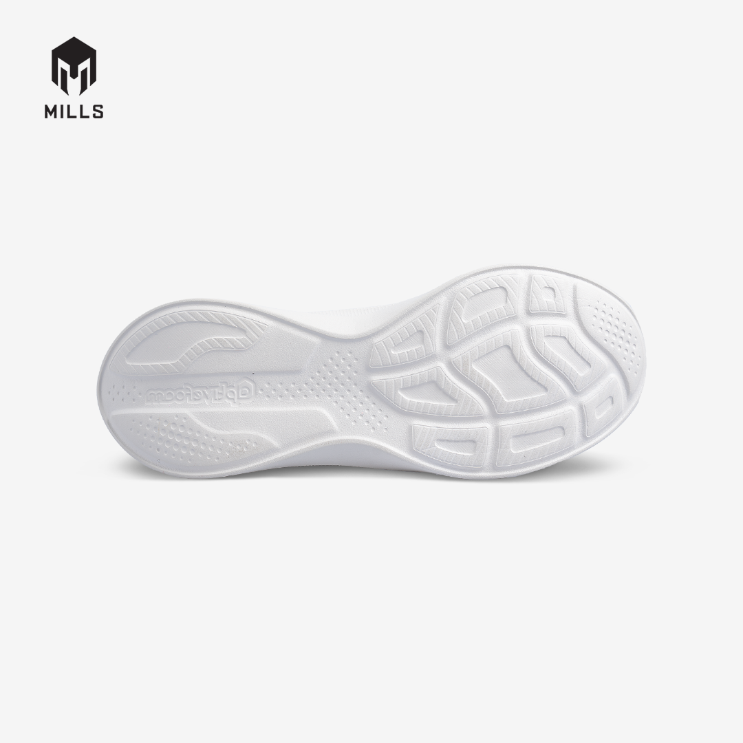 MILLS SEPATU LARI RUNNING SHOES DELTA WHITE/ROYAL BLUE/BLACK 9105706