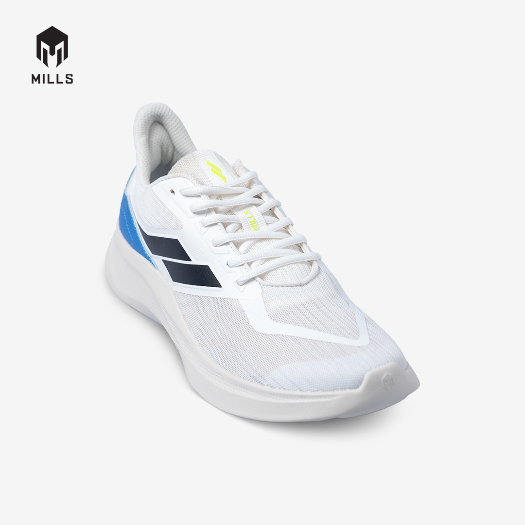 MILLS SEPATU LARI RUNNING SHOES DELTA WHITE/ROYAL BLUE/BLACK 9105706