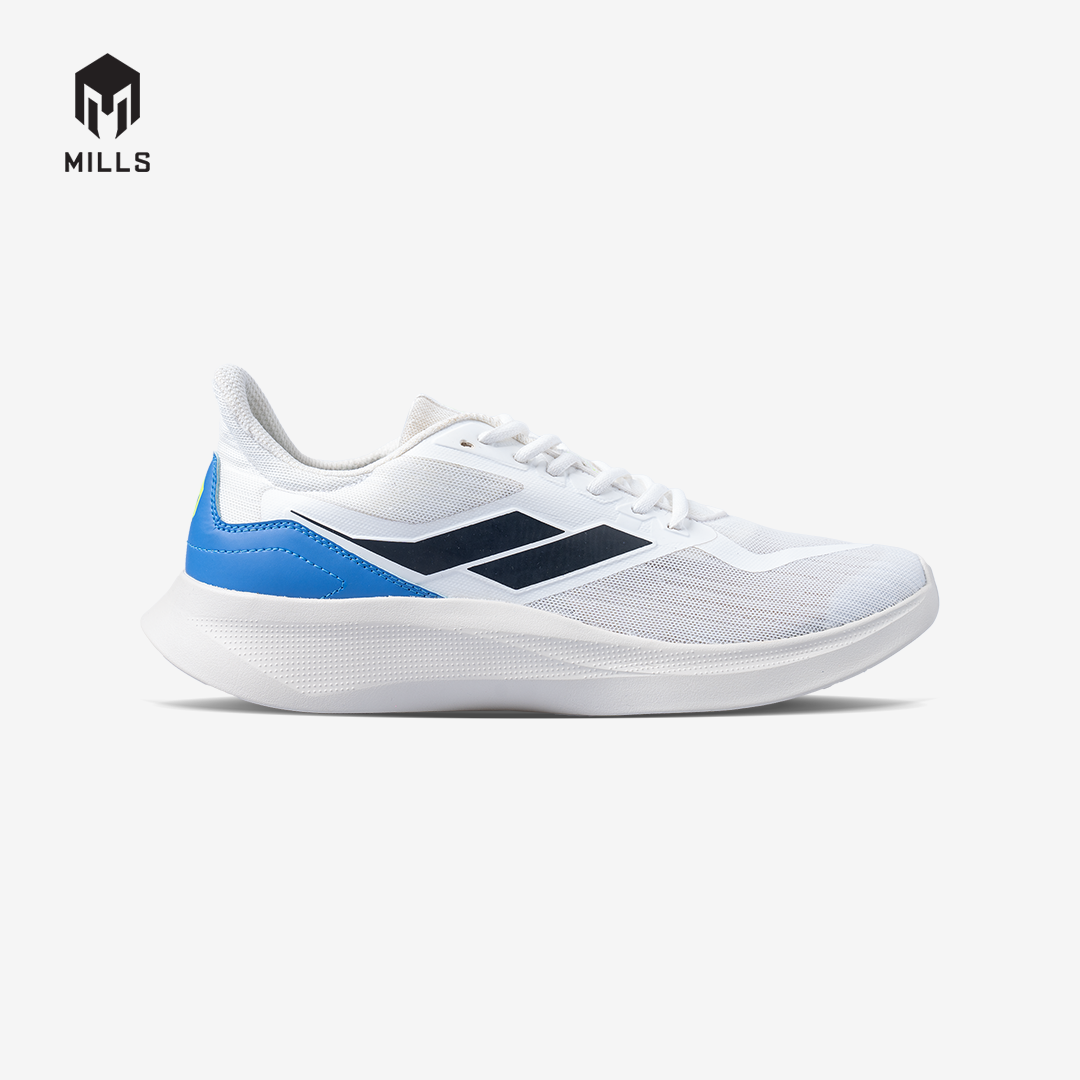 MILLS SEPATU LARI RUNNING SHOES DELTA WHITE/ROYAL BLUE/BLACK 9105706