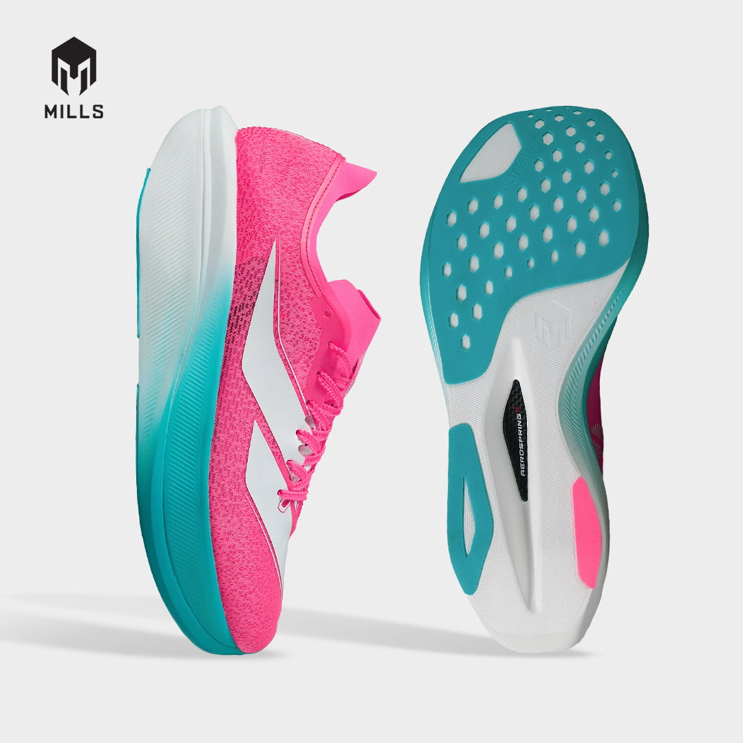 MILLS SEPATU LARI RUNNING HYPERCHARGE R26 HOT.PINK/JAVA.CYAN/WHITE 9105902