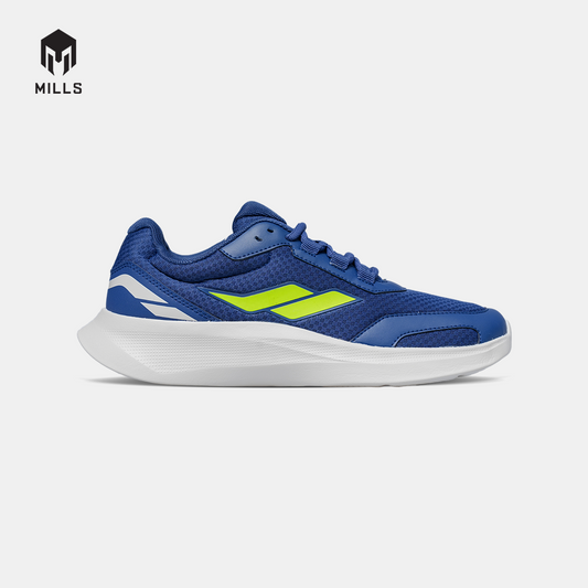MILLS SEPATU LARI RUNNING SHOES KAISER NAVY BLUE/OFF WHITE/GREEN 9106404