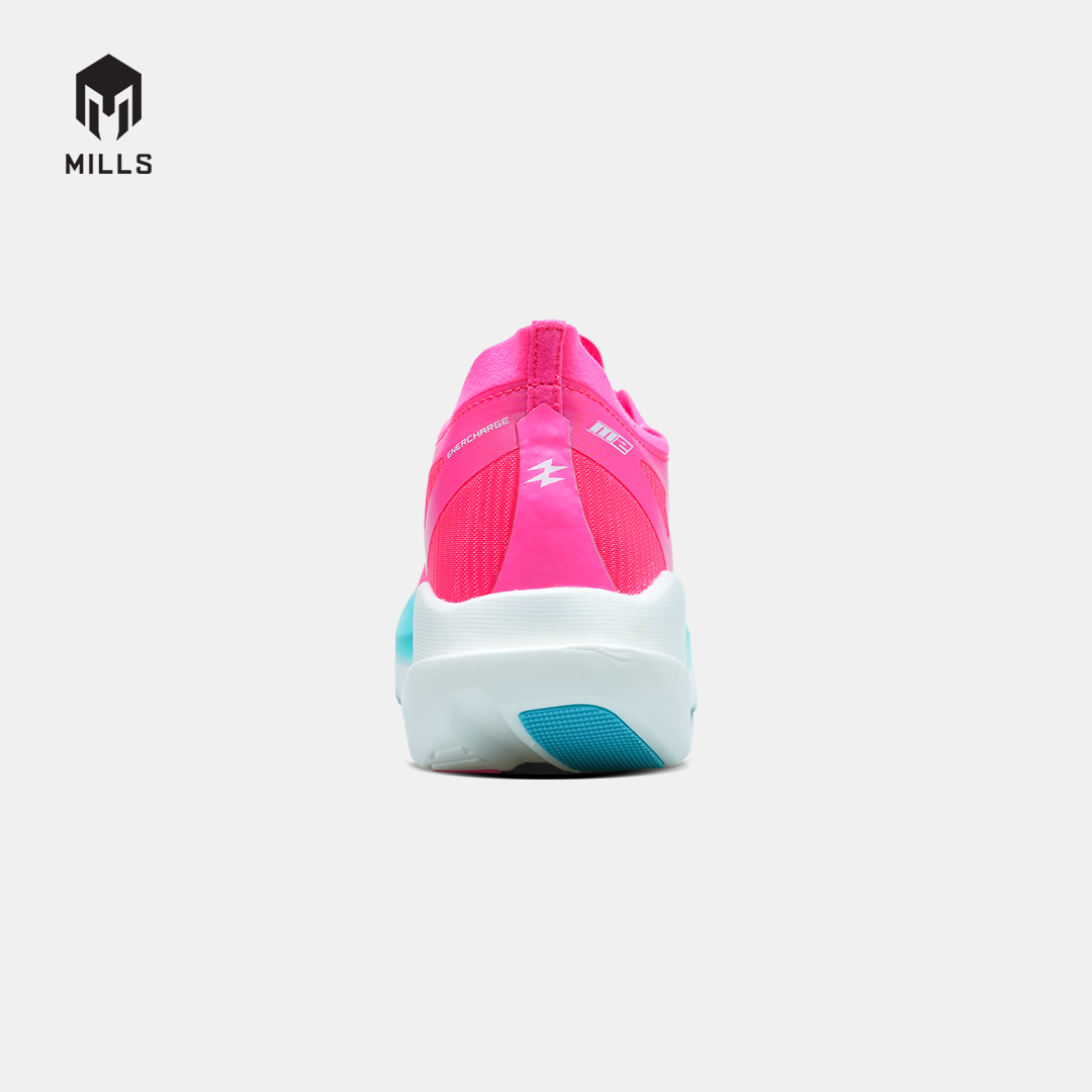 MILLS SEPATU LARI RUNNING SHOES ENERCHARGE M2 HOT.PINK/JAVA.CYAN/WHITE 9106602