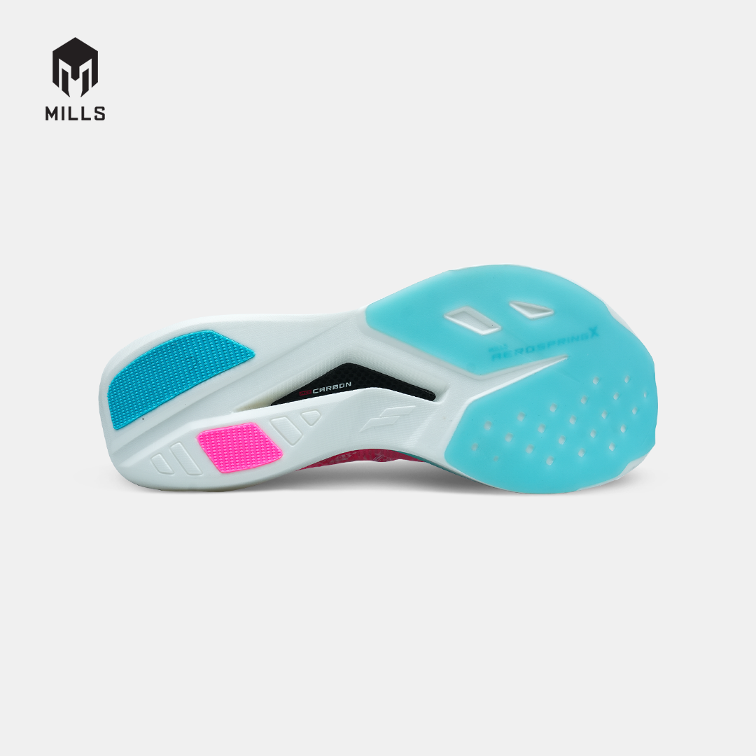 MILLS SEPATU LARI RUNNING SHOES ENERCHARGE M2 HOT.PINK/JAVA.CYAN/WHITE 9106602