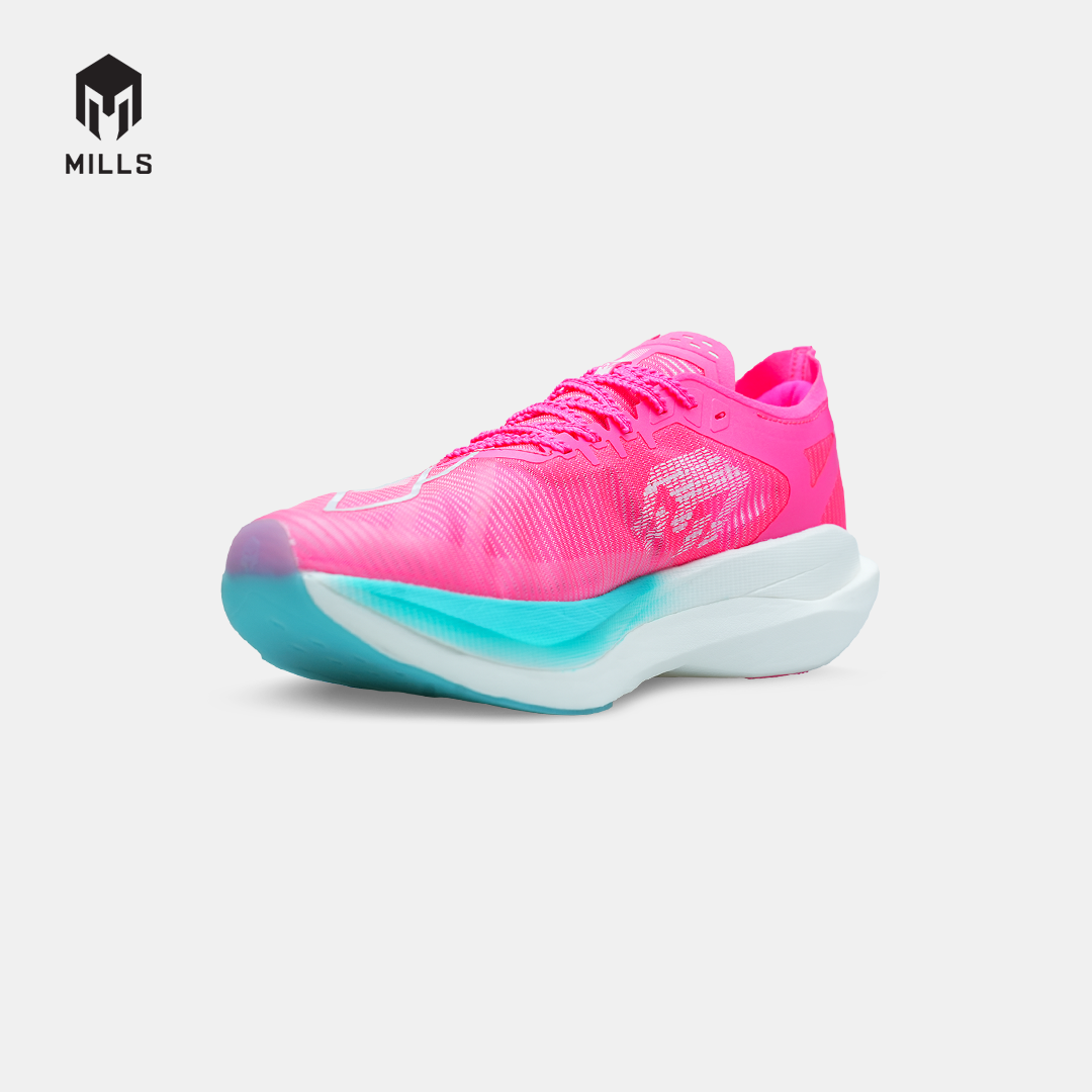 MILLS SEPATU LARI RUNNING SHOES ENERCHARGE M2 HOT.PINK/JAVA.CYAN/WHITE 9106602