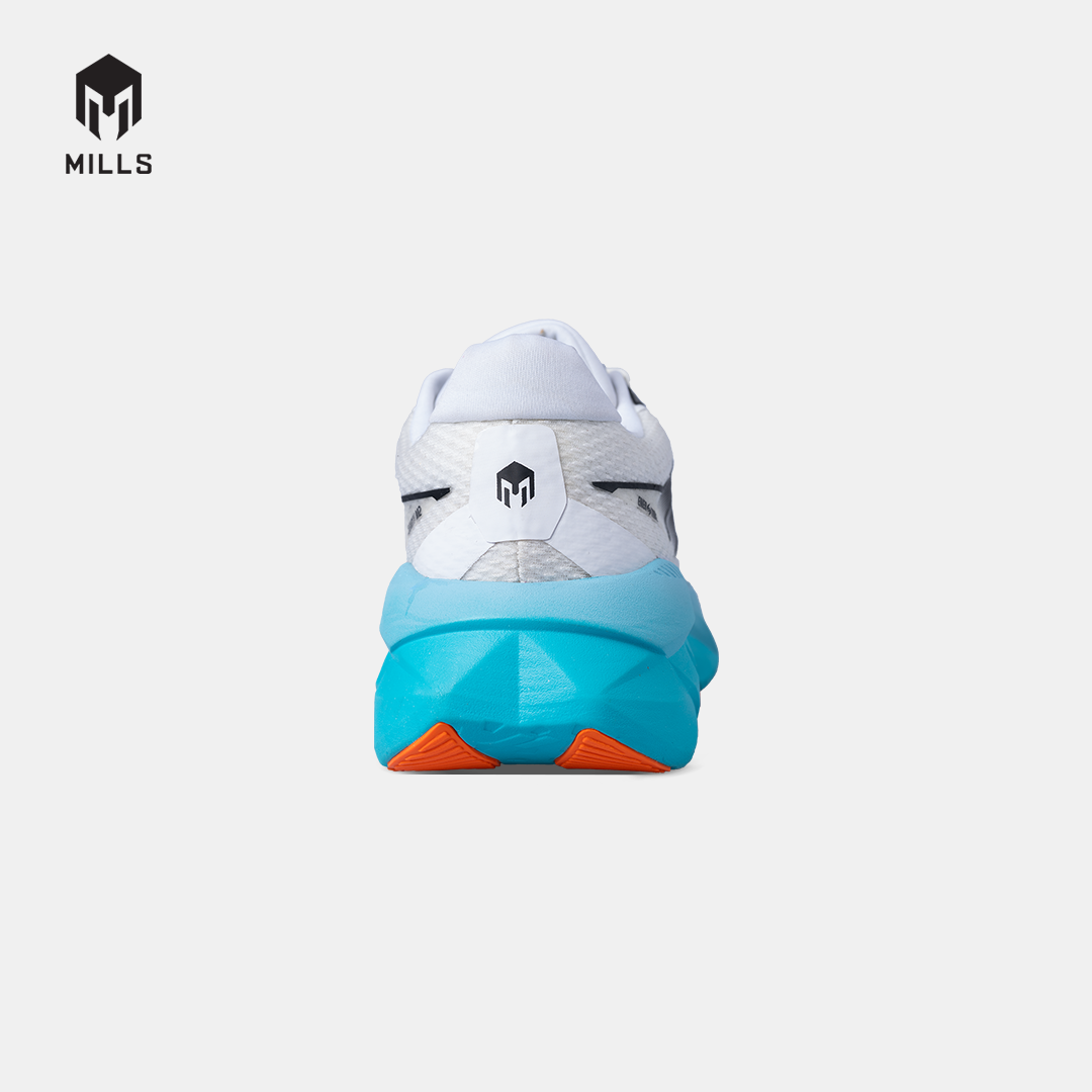 MILLS SEPATU LARI RUNNING SHOES ENERSTRIKE ZENITH M2 WHITE/JAVA.CYAN/FRESH.ORANGE 9106902