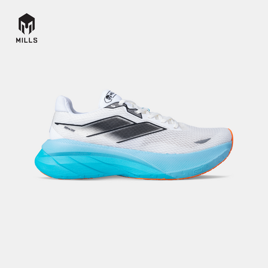 MILLS SEPATU LARI RUNNING SHOES ENERSTRIKE ZENITH M2 WHITE/JAVA.CYAN/FRESH.ORANGE 9106902