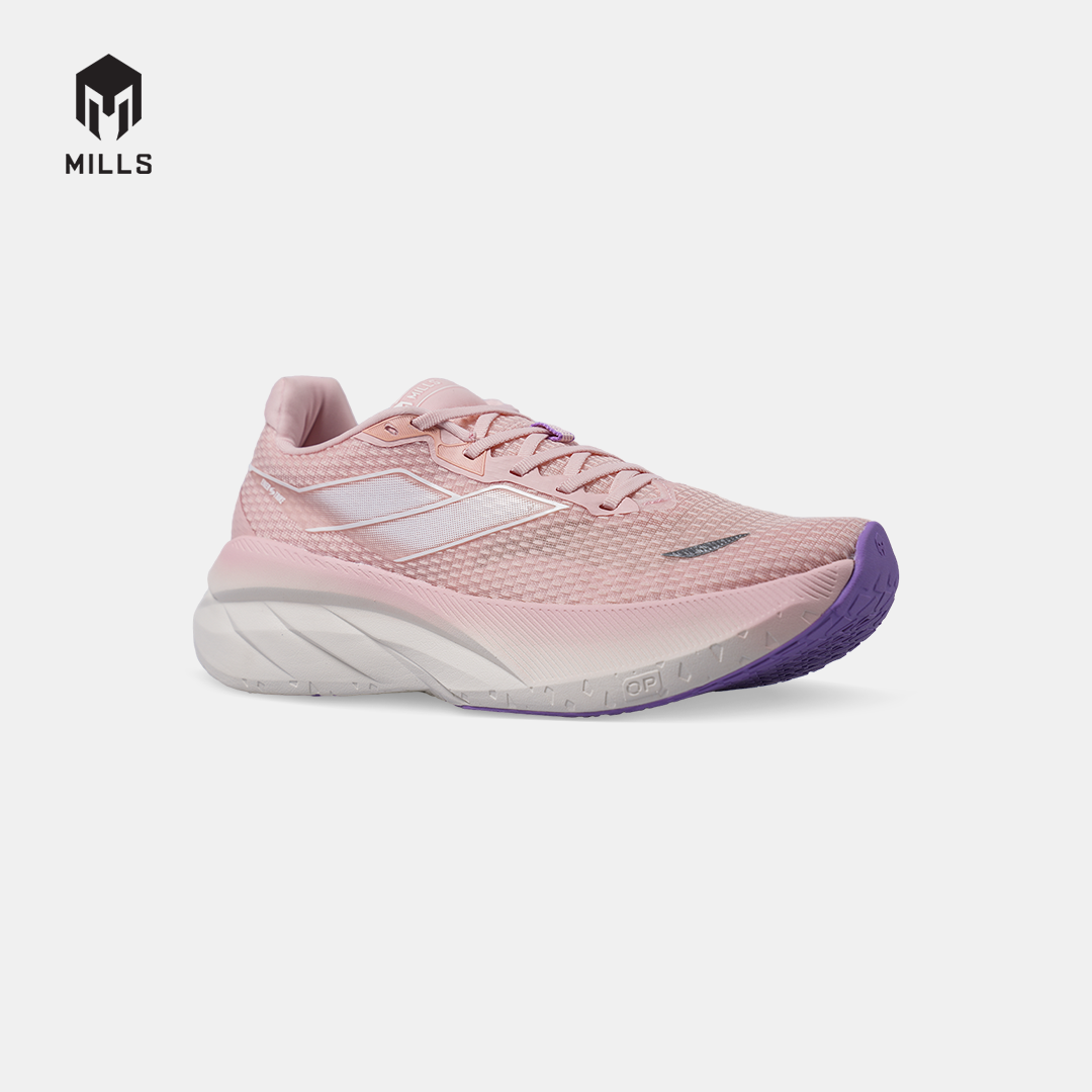 MILLS SEPATU LARI WANITA WOMEN RUNNING SHOES ENERSTRIKE ZENITH M2 FL ROSE.PINK/OFF.WHITE/VIOLET 9107003