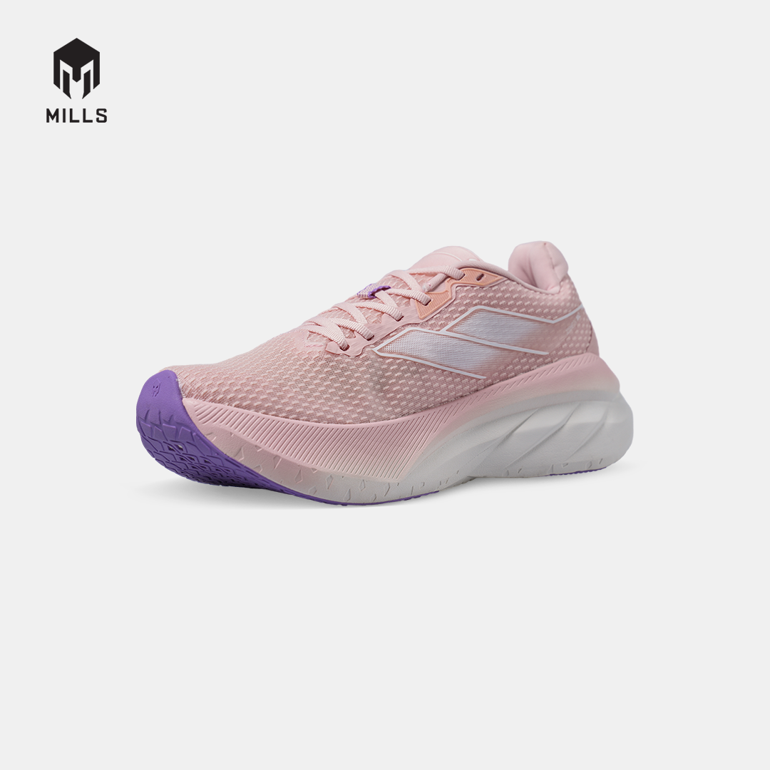 MILLS SEPATU LARI WANITA WOMEN RUNNING SHOES ENERSTRIKE ZENITH M2 FL ROSE.PINK/OFF.WHITE/VIOLET 9107003