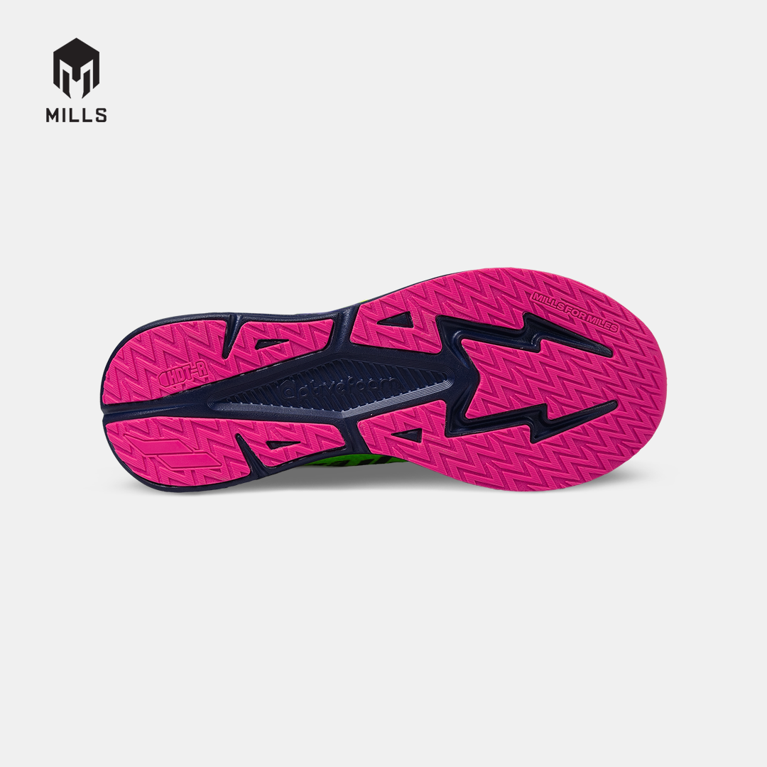 MILLS SEPATU LARI RUNNING SHOES ENERMAX CUSHION M4 WHITE/NAVY/FLASH.YELLOW 9107202