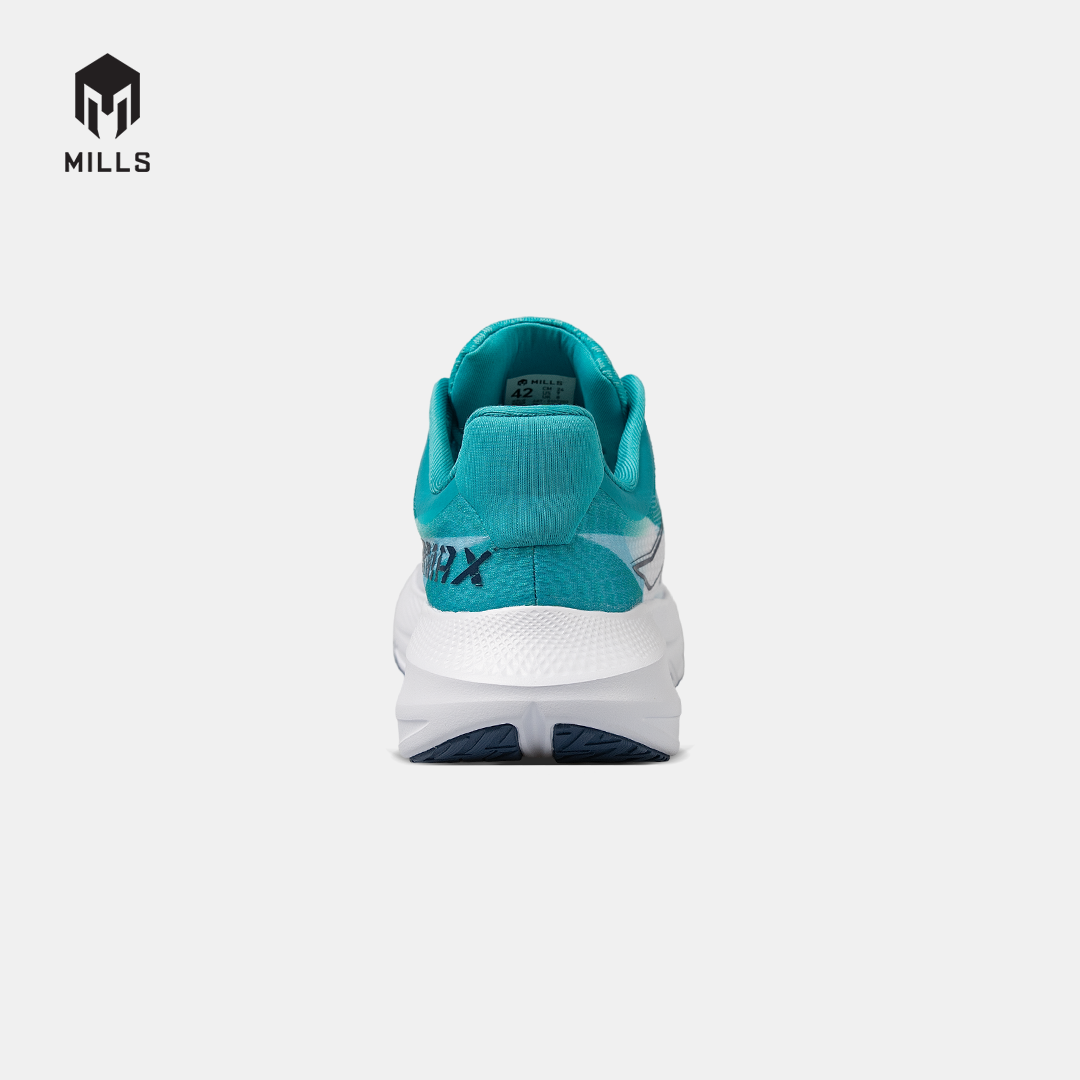 MILLS SEPATU LARI RUNNING SHOES ENERMAX CUSHION M4 JAVA.CYAN/WHITE/NAVY 9107203