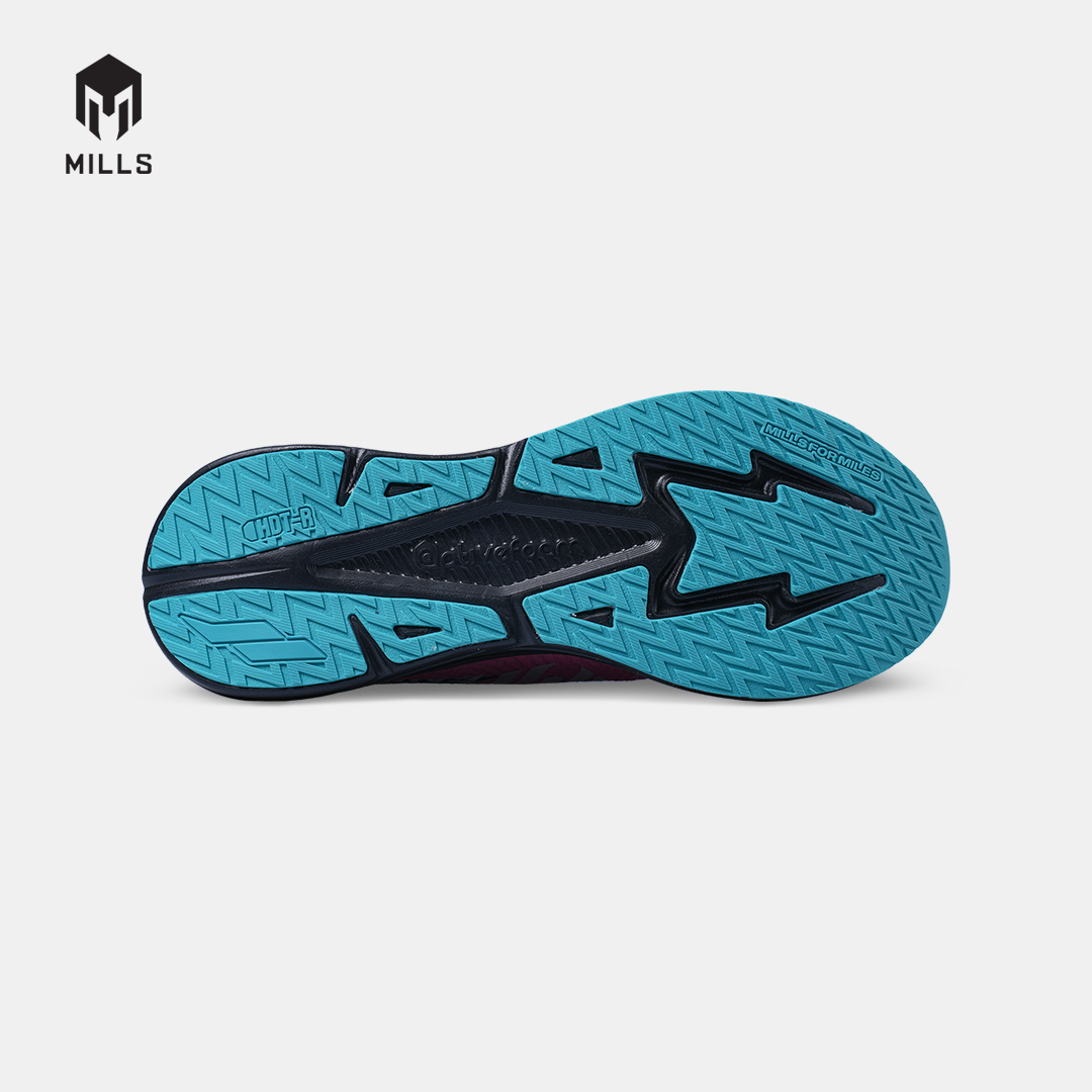 MILLS SEPATU LARI RUNNING SHOES ENERMAX CUSHION M4 PHANTOM.BLACK/HOT.PINK/JAVA.CYAN 9107204