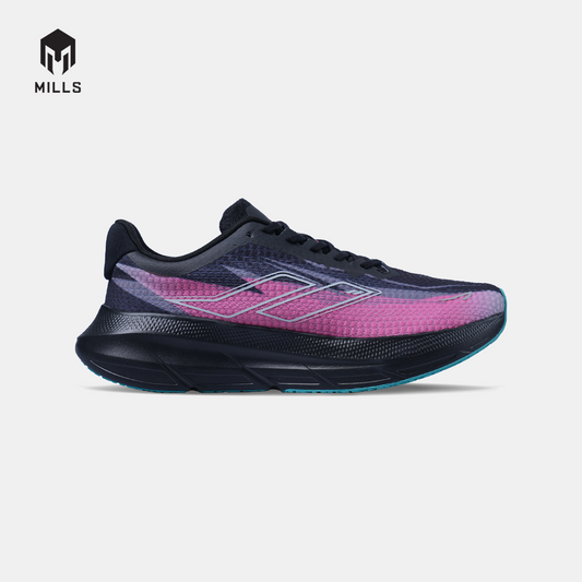 MILLS SEPATU LARI RUNNING SHOES ENERMAX CUSHION M4 PHANTOM.BLACK/HOT.PINK/JAVA.CYAN 9107204