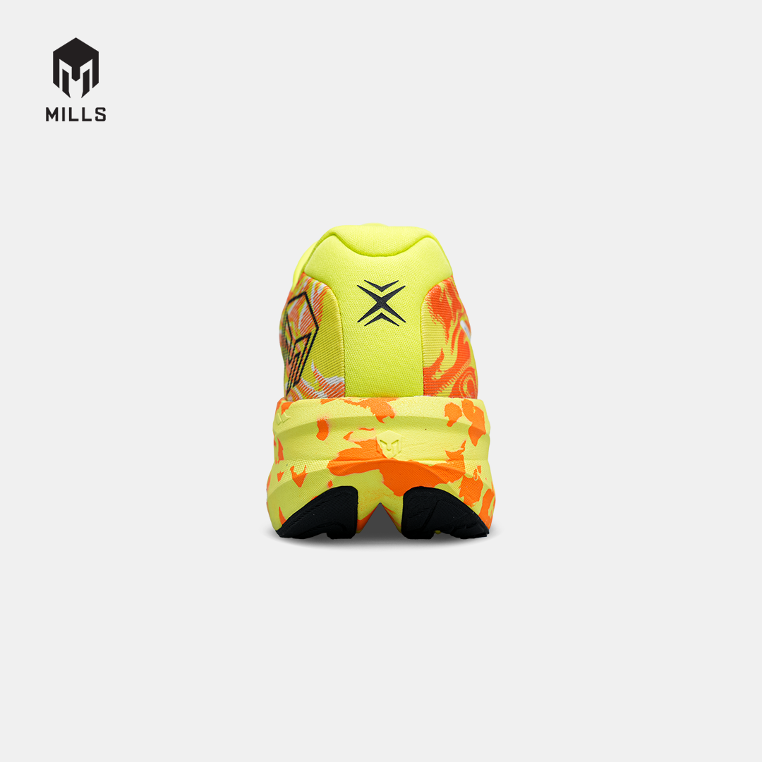 MILLS SEPATU LARI RUNNING SHOES ENERMAX NERGETIC M3 FLASH.YELLOW/FRESH.ORANGE/BLACK 9107303
