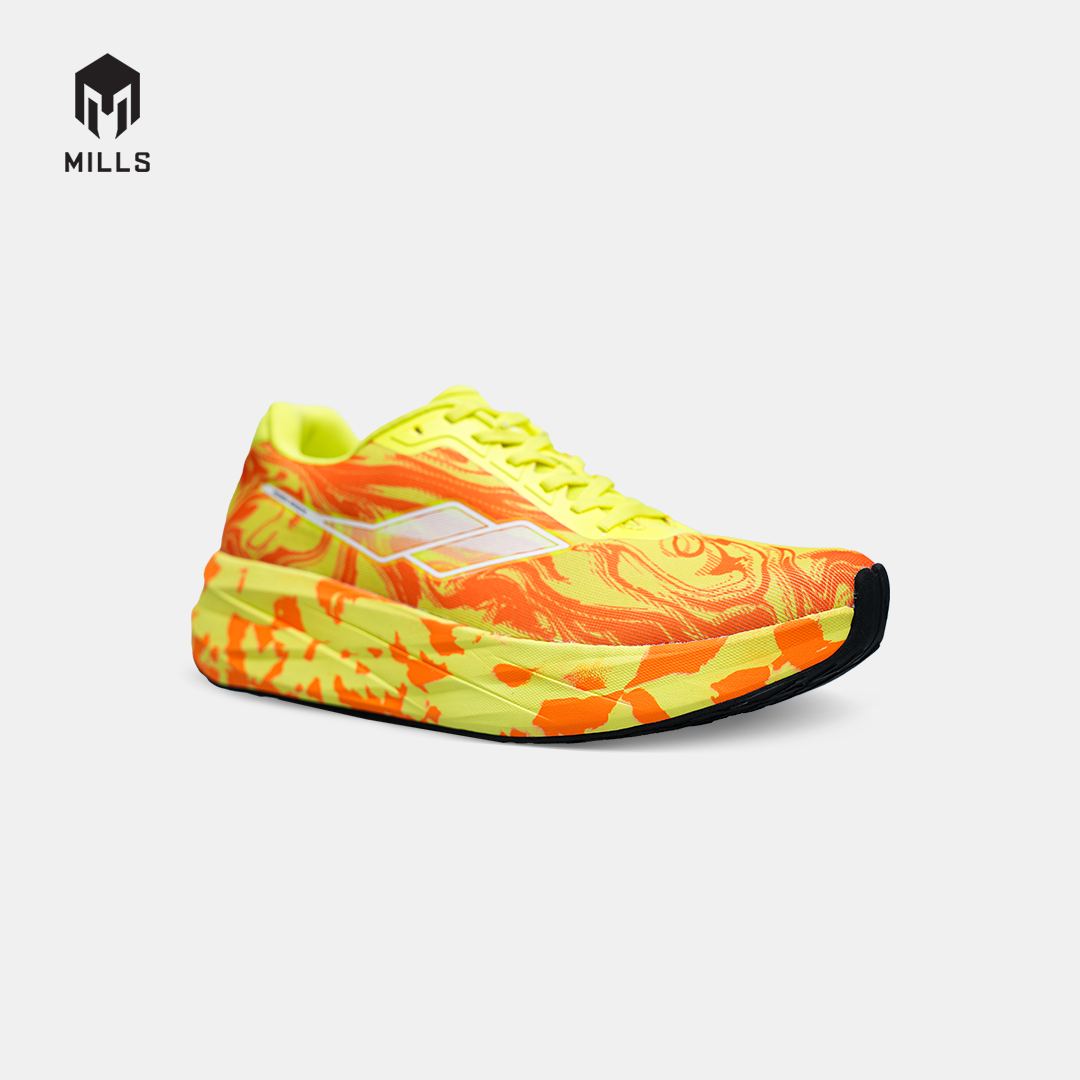MILLS SEPATU LARI RUNNING SHOES ENERMAX NERGETIC M3 FLASH.YELLOW/FRESH.ORANGE/BLACK 9107303