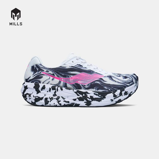 MILLS SEPATU LARI RUNNING SHOES ENERMAX NERGETIC M3 WHITE/BLACK/HOT.PINK 9107304