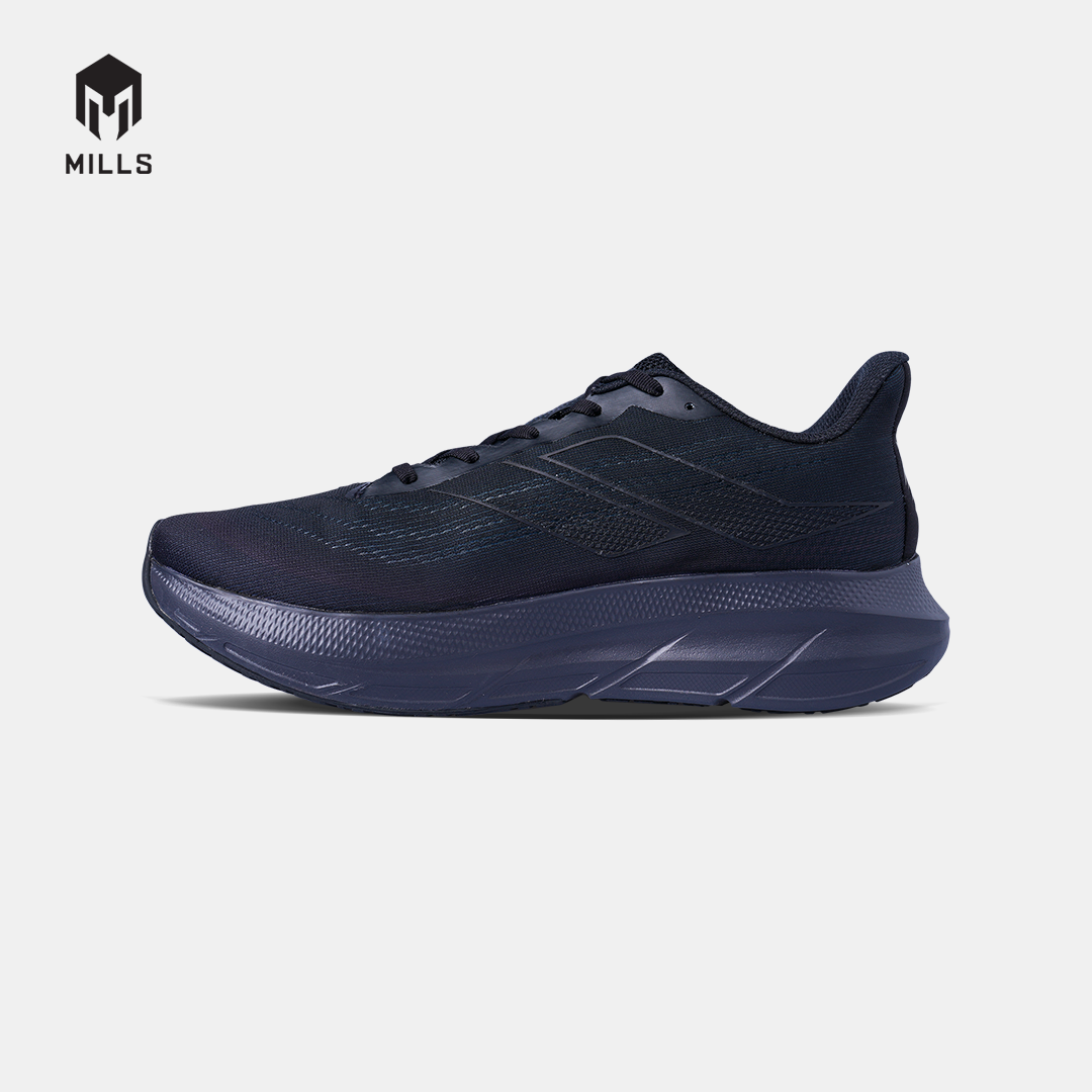 MILLS SEPATU LARI RUNNING SHOES ENERMAX STREAM M2 BLACK/PHANTOM.BLACK 9108205