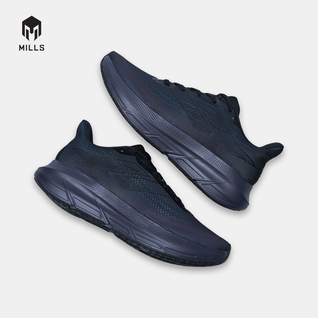 MILLS SEPATU LARI RUNNING SHOES ENERMAX STREAM M2 BLACK/PHANTOM.BLACK 9108205