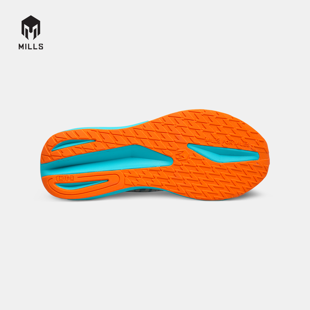 MILLS SEPATU LARI RUNNING SHOES ENERMAX TYCOON M2 WHITE/JAVA.CYAN/ORANGE 9108403