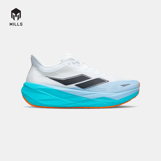 MILLS SEPATU LARI RUNNING SHOES ENERMAX TYCOON M2 WHITE/JAVA.CYAN/ORANGE 9108403