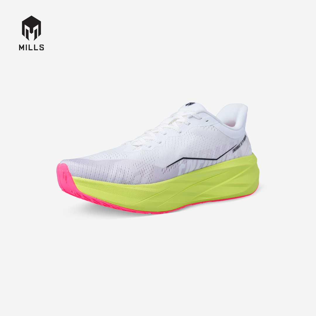 MILLS SEPATU LARI RUNNING SHOES ENERMAX TYCOON M2 WHITE / FLASH YELLOW / HOT PINK 9108404
