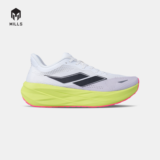 MILLS SEPATU LARI RUNNING SHOES ENERMAX TYCOON M2 WHITE / FLASH YELLOW / HOT PINK 9108404