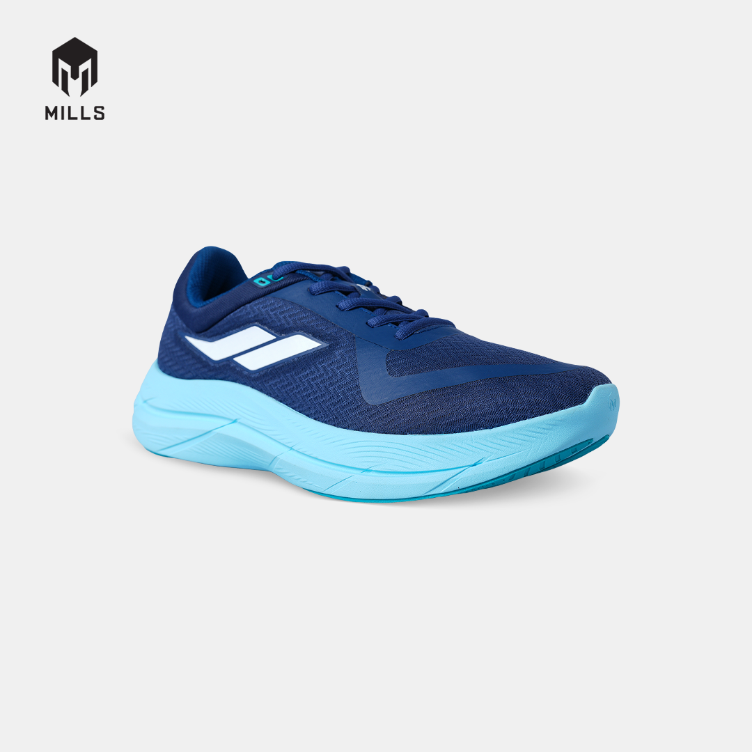 MILLS SEPATU LARI RUNNING SHOES TREXIMO WAVE NAVY/AQUA.BLUE/JAVA.CYAN 9108503