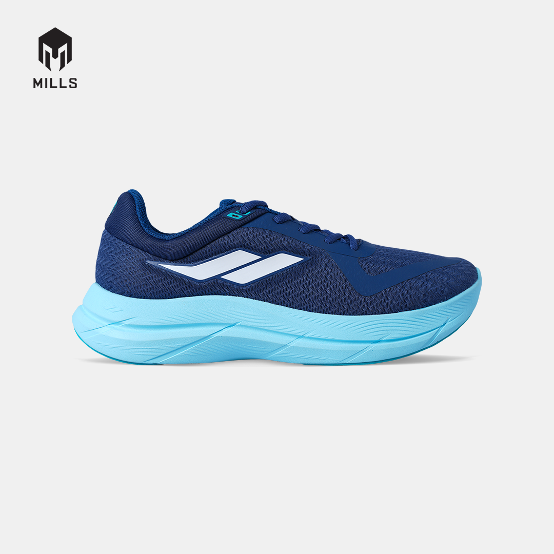 MILLS SEPATU LARI RUNNING SHOES TREXIMO WAVE NAVY/AQUA.BLUE/JAVA.CYAN 9108503