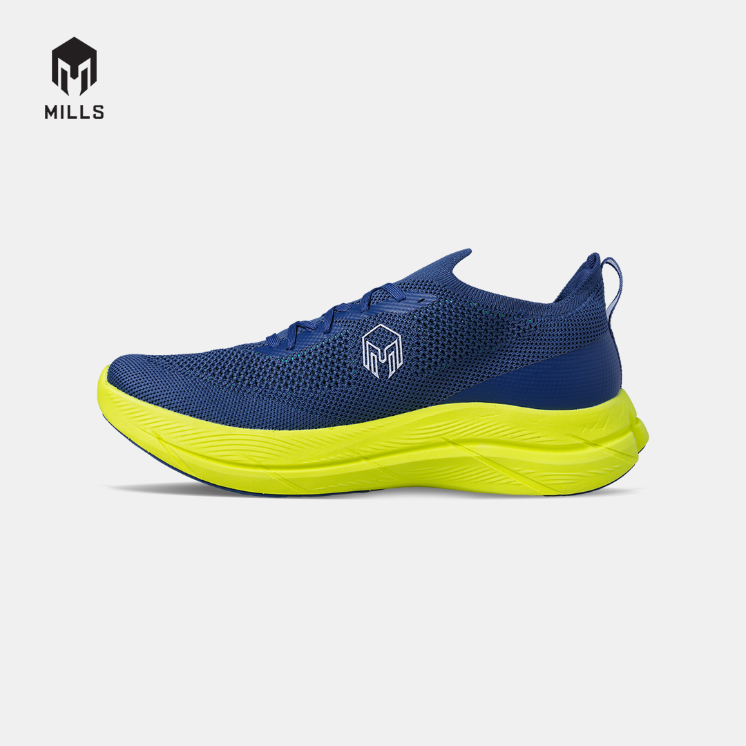 MILLS SEPATU LARI RUNNING SHOES TREXIMO ENERLITE M2 NAVY/FLASH.YELLOW/WHITE 9108704