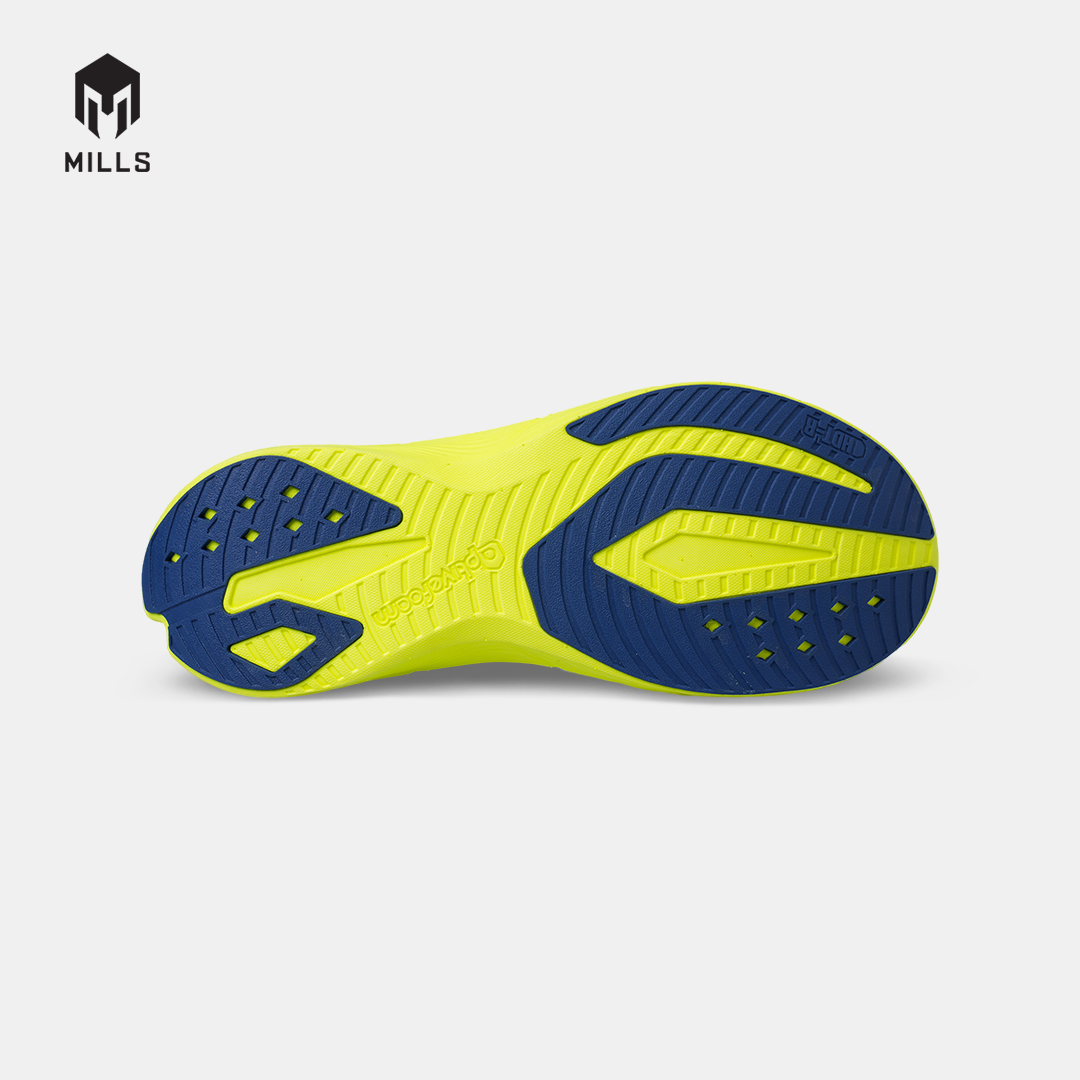 MILLS SEPATU LARI RUNNING SHOES TREXIMO ENERLITE M2 NAVY/FLASH.YELLOW/WHITE 9108704