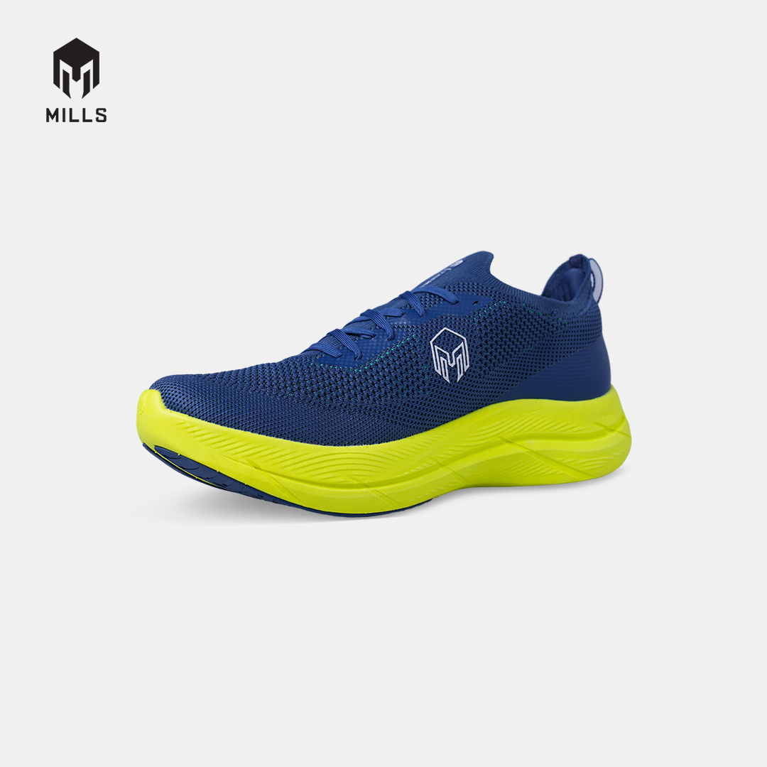 MILLS SEPATU LARI RUNNING SHOES TREXIMO ENERLITE M2 NAVY/FLASH.YELLOW/WHITE 9108704