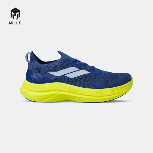 MILLS SEPATU LARI RUNNING SHOES TREXIMO ENERLITE M2 NAVY/FLASH.YELLOW/WHITE 9108704