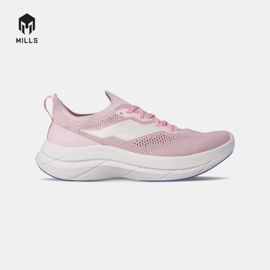 MILLS SEPATU LARI WANITA WOMEN RUNNING SHOES TREXIMO ENERLITE M2 FL PALE.PINK/OFF.WHITE/VIOLET 9108803