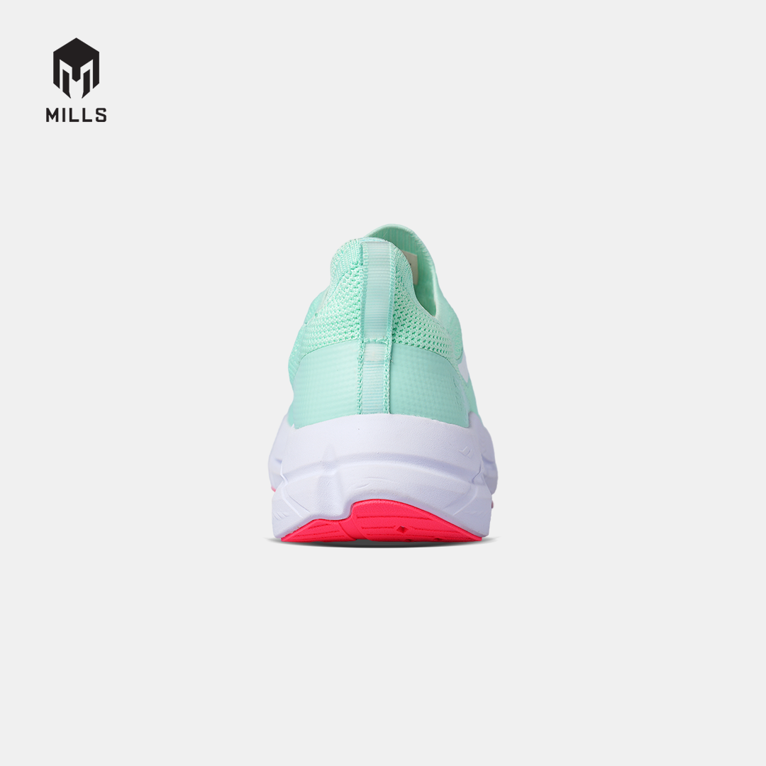 MILLS SEPATU LARI WANITA WOMEN RUNNING SHOES TREXIMO ENERLITE M2 FL MISTY.TEAL/WHITE/HOT.PINK 9108804
