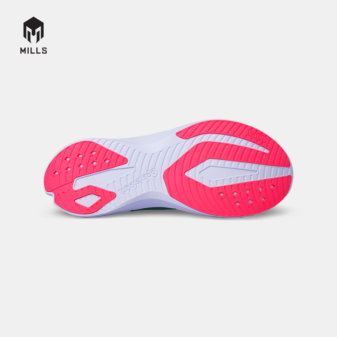 MILLS SEPATU LARI WANITA WOMEN RUNNING SHOES TREXIMO ENERLITE M2 FL MISTY.TEAL/WHITE/HOT.PINK 9108804