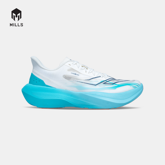 MILLS SEPATU LARI RUNNING SHOES TREXIMO AXELO WHITE / JAVA CYAN / FRESH ORANGE 9109201