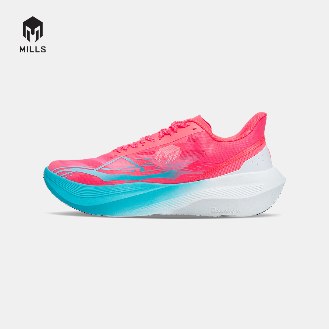 MILLS SEPATU LARI RUNNING SHOES TREXIMO AXELO HOT PINK / JAVA CYAN / WHITE 9109202