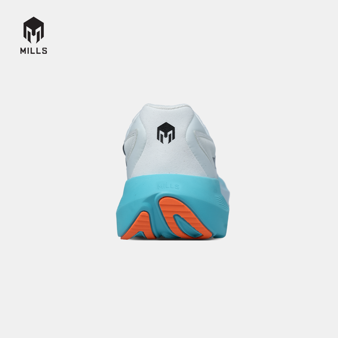 MILLS SEPATU LARI RUNNING SHOES TREXIMO RUSHER WHITE / JAVA CYAN / BLACK 9109301