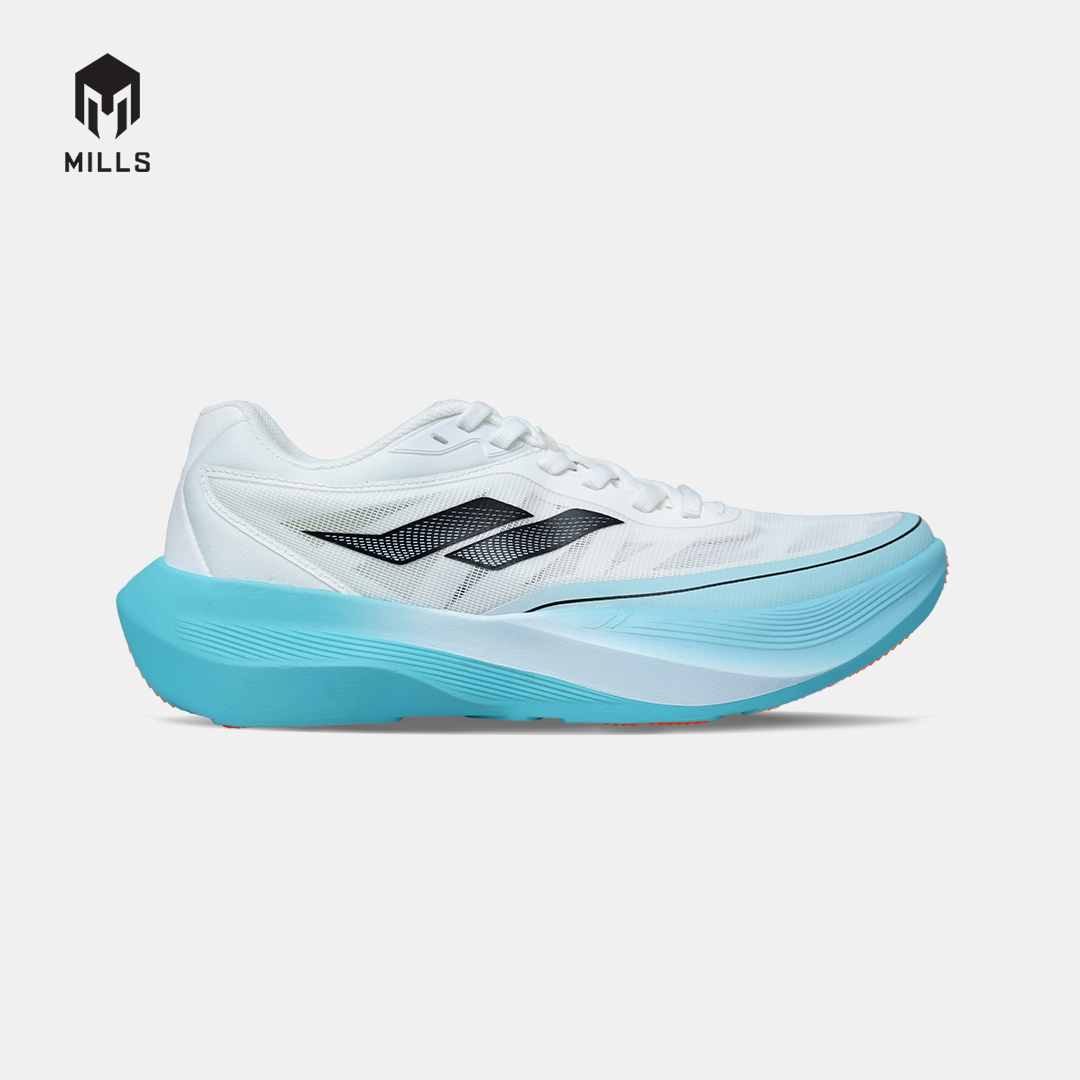 MILLS SEPATU LARI RUNNING SHOES TREXIMO RUSHER WHITE / JAVA CYAN / BLACK 9109301