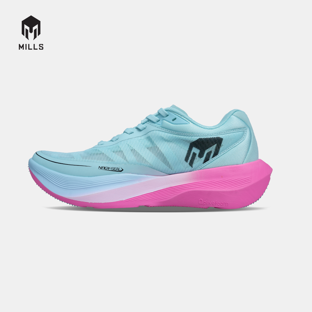MILLS SEPATU LARI RUNNING SHOES TREXIMO RUSHER AQUA BLUE / HOT PINK / BLACK 9109302