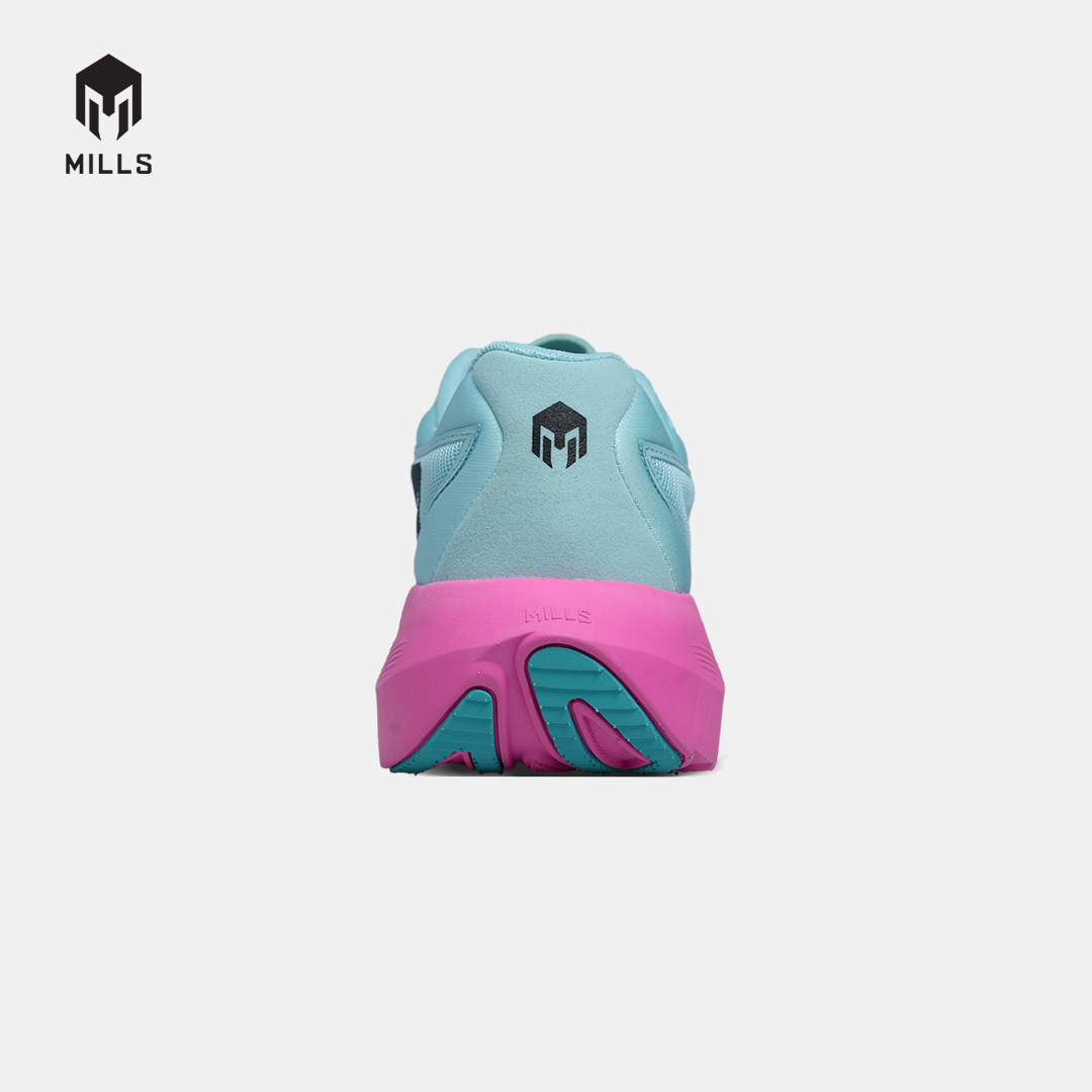 MILLS SEPATU LARI RUNNING SHOES TREXIMO RUSHER AQUA BLUE / HOT PINK / BLACK 9109302