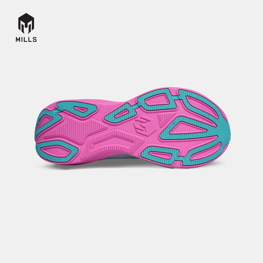 MILLS SEPATU LARI RUNNING SHOES TREXIMO RUSHER AQUA BLUE / HOT PINK / BLACK 9109302