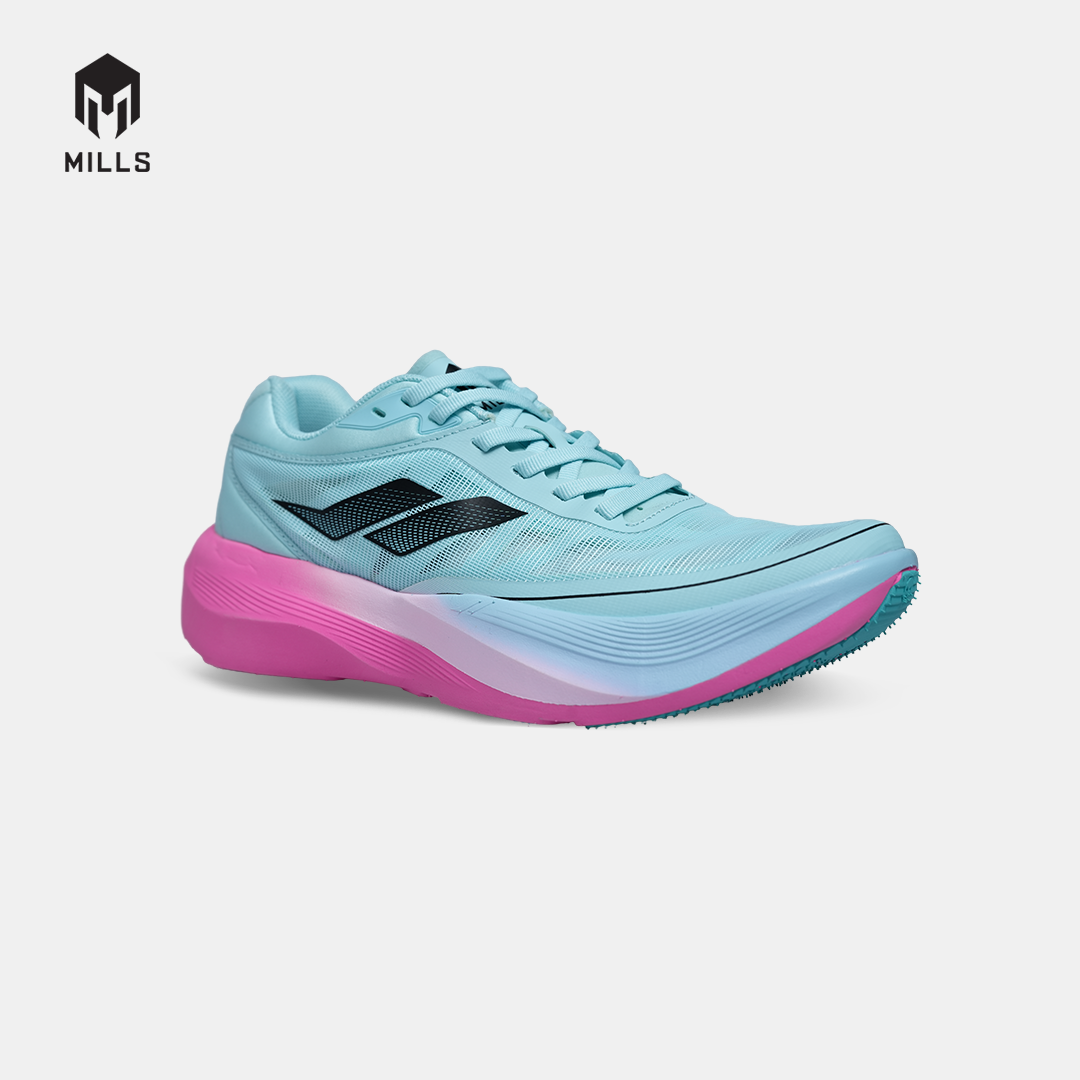 MILLS SEPATU LARI RUNNING SHOES TREXIMO RUSHER AQUA BLUE / HOT PINK / BLACK 9109302
